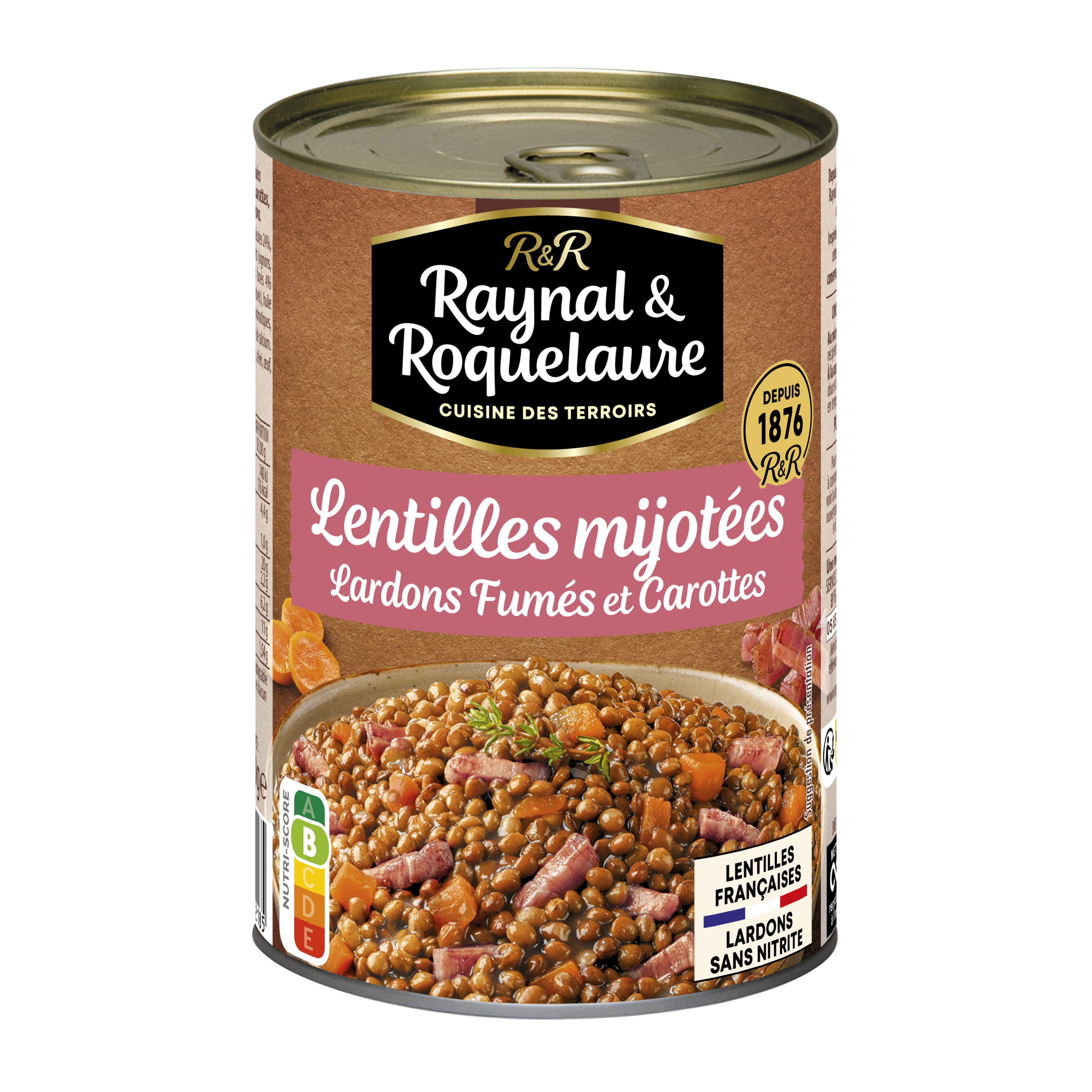 Lentilles mijotées